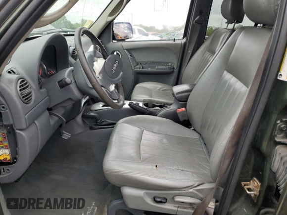 2007 Jeep Liberty Limited with VIN 1J4GL58K57W577746, listed as a Copart auction lot 57821055 with Not provided miles and Non repairable. Bid and sale history available at DreamBid. Image 7.