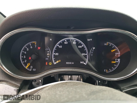 2020 Jeep Grand Cherokee Trailhawk with VIN 1C4RJFLGXLC116714, listed as a Copart auction lot 52133595 with 62,240 mi miles and Salvage title. Bid and sale history available at DreamBid. Image 9.