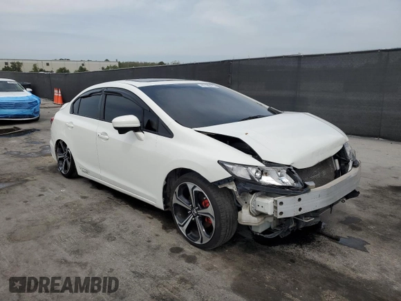 2015 Honda Civic Sedan Si with VIN 2HGFB6E5XFH703977, listed as a Copart auction lot 47196415 with 107,534 mi miles and Salvage Title. Bid and sale history available at carsss.com. Image 4.