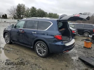 2021 Infiniti QX80 SENSORY with VIN JN8AZ2BC1M9476079, listed as a Copart auction lot 45186345 with 60,368 mi miles and Salvage Title. Bid and sale history available at carsss.com. Image 2.