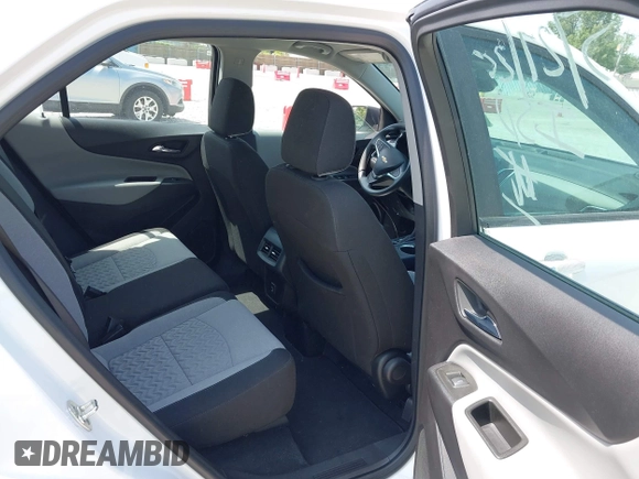2024 Chevrolet Equinox LS with VIN 3GNAXHEG4RL278573, listed as a IAAI auction lot 42514554 with 57,581 mi miles and . Bid and sale history available at DreamBid. Image 8.