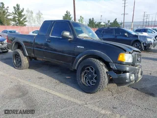 2004 Ford Ranger XL with VIN 1FTYR14U84PB34117, listed as a IAAI auction lot 41905553 with 216,253 mi miles. Bid and sale history available at carsss.com. Image 1.