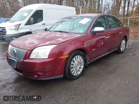 2008 Mercury Sable with VIN 1MEHM40W28G604539, listed as a IAAI auction lot 41474627 with 79,346 mi miles. Bid and sale history available at carsss.com. Image 2.