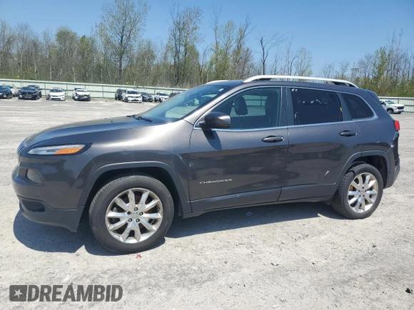 2017 Jeep Cherokee Limited z VIN 1C4PJLDB5HW521958, wystawiony jako Copart lot #56603665 z przebiegiem 129 357 mil mil oraz Czysty tytuł • Clean title. Historia ofert i sprzedaży dostępna na DreamBid. Obrazek 1.