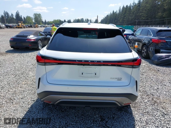 2024 Lexus RX 350 with VIN 2T2BAMCA1RC043570, listed as a IAAI auction lot 42147663 with 12,939 mi miles and . Bid and sale history available at DreamBid. Image 16.