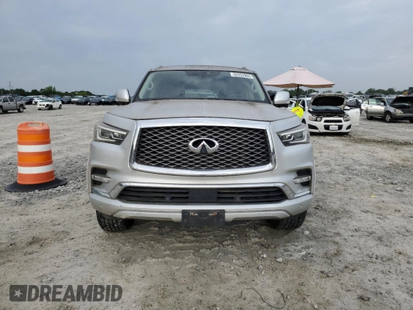 2018 Infiniti QX80 with VIN JN8AZ2NE6J9191550, listed as a Copart auction lot 62253904 with 75,841 mi miles and Salvage Title. Bid and sale history available at carsss.com. Image 5.