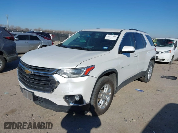2018 Chevrolet Traverse LT Cloth z VIN 1GNERGKW9JJ214512, wystawiony jako IAAI lot #41397519 z przebiegiem 100 342 mil mil oraz . Historia ofert i sprzedaży dostępna na DreamBid. Obrazek 17.