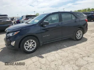 2021 Chevrolet Equinox LS z VIN 3GNAXHEV6MS128087, wystawiony jako Copart lot #55735225 z przebiegiem 24 368 mil mil oraz Szkoda całkowita • Salvage title. Historia ofert i sprzedaży dostępna na DreamBid. Obrazek 1.