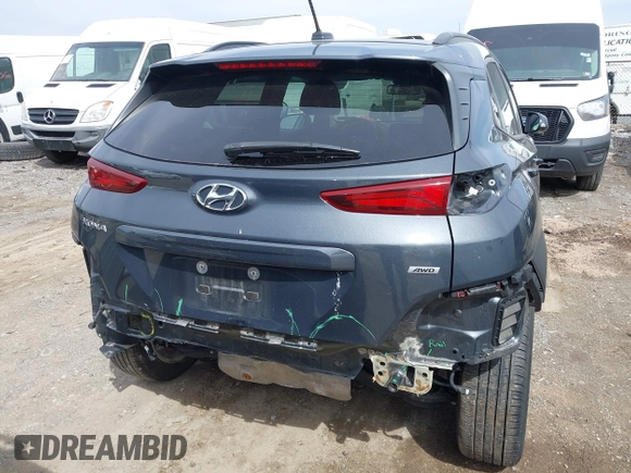 2019 Hyundai Kona SEL with VIN KM8K2CAA5KU352381, listed as a IAAI auction lot 41740117 with 57,044 mi miles and . Bid and sale history available at DreamBid. Image 6.