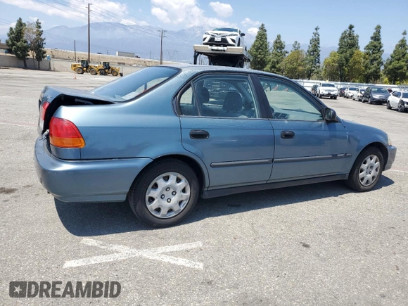 1998 Honda Civic DX with VIN JHMEJ6624WS000450, listed as a Copart auction lot 54217265 with 299,994 mi miles and Salvage Title. Bid and sale history available at carsss.com. Image 3.