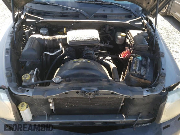 2005 Dodge Dakota SLT with VIN 1D7HE48K75S136211, listed as a Copart auction lot 78464004 with 229,707 mi miles and Salvage Title. Bid and sale history available at DreamBid. Image 11.
