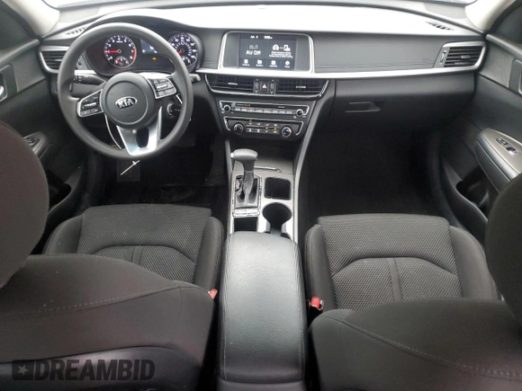 2019 Kia Optima LX with VIN 5XXGT4L34KG348839, listed as a Copart auction lot 59387725 with 122,386 mi miles and Salvage title. Bid and sale history available at DreamBid. Image 8.