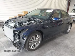 2024 Infiniti Q50 Luxe with VIN JN1EV7BR9RM631852, listed as a IAAI auction lot 40528778 with 2,862 mi miles and . Bid and sale history available at DreamBid. Image 19.