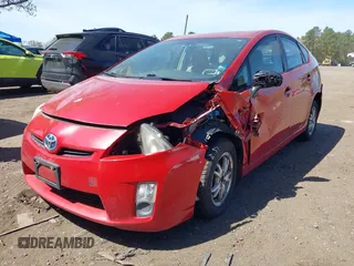 2010 Toyota Prius II with VIN JTDKN3DU9A0096947, listed as a IAAI auction lot 42150050 with 200,314 mi miles. Bid and sale history available at carsss.com. Image 6.