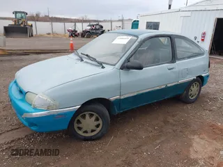 1997 Ford Aspire with VIN KNJLT05H5V6219198, listed as a IAAI auction lot 41806419 with 158,535 mi miles and . Bid and sale history available at DreamBid. Image 2.