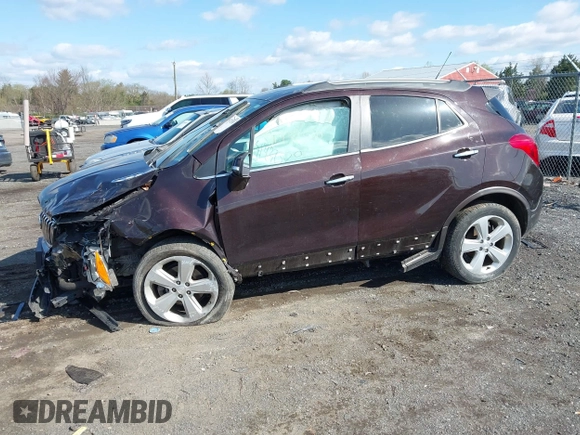 2015 Buick Encore with VIN KL4CJASB6FB125820, listed as a IAAI auction lot 41937550 with 115,505 mi miles. Bid and sale history available at carsss.com. Image 6.