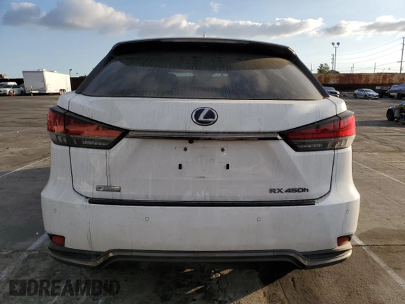 2022 Lexus RX with VIN 2T2YGMDA1NC073573, listed as a Copart auction lot 43224755 with 62,788 mi miles and Salvage Title. Bid and sale history available at carsss.com. Image 6.