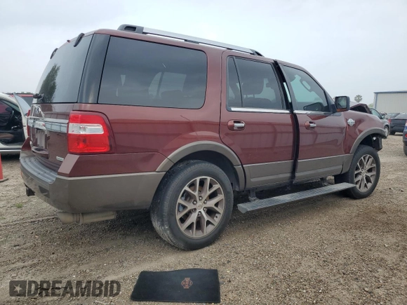2015 Ford Expedition XLT with VIN 1FMJU1HT9FEF11131, listed as a Copart auction lot 51741355 with 136,988 mi miles and Salvage title. Bid and sale history available at DreamBid. Image 3.