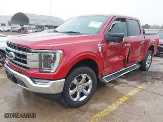 2021 Ford F-150 XL with VIN 1FTFW1E85MKD54331, listed as a IAAI auction lot 41427560 with 92,008 mi miles. Bid and sale history available at carsss.com. Image 2.