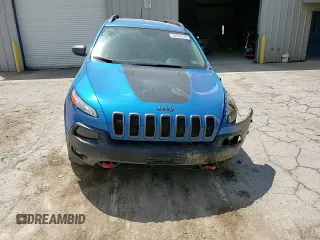 2018 Jeep Cherokee Trailhawk with VIN 1C4PJMBB4JD502876, listed as a Copart auction lot 54235325 with 87,635 mi miles and Salvage title. Bid and sale history available at DreamBid. Image 14.