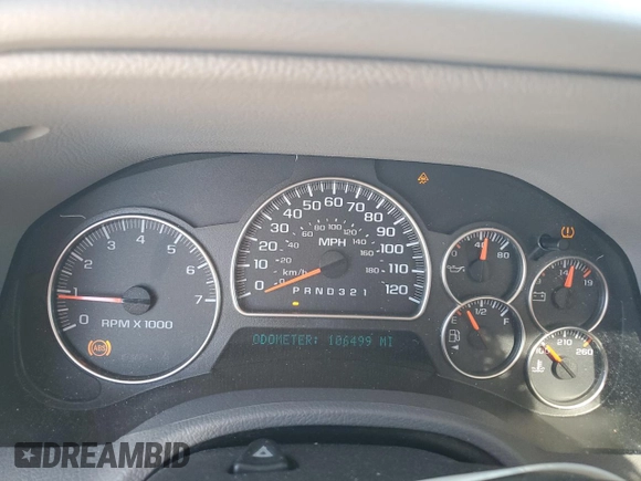 2007 GMC Envoy SLE with VIN 1GKDS13S472107120, listed as a Copart auction lot 42393475 with 106,499 mi miles and Salvage Title. Bid and sale history available at carsss.com. Image 9.