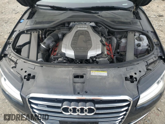 2016 Audi A8 3.0T with VIN WAU34AFD9GN009551, listed as a Copart auction lot 56460955 with 70,246 mi miles and Salvage title. Bid and sale history available at DreamBid. Image 11.