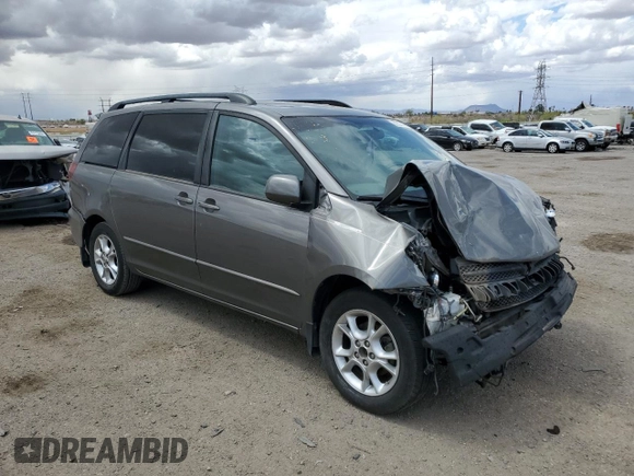 2005 Toyota Sienna XLE with VIN 5TDZA22C35S300451, listed as a Copart auction lot 52035345 with Not provided miles and Salvage title. Bid and sale history available at DreamBid. Image 4.