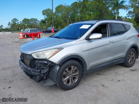 2014 Hyundai Santa Fe Sport with VIN 5XYZU3LB0EG198641, listed as a IAAI auction lot 41673814 with 113,027 mi miles. Bid and sale history available at carsss.com. Image 18.