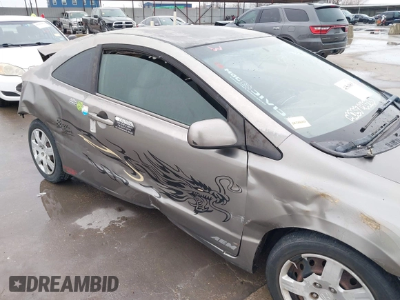 2006 Honda Civic Cpe LX with VIN 2HGFG11686H559025, listed as a IAAI auction lot 41564965 with 279,475 mi miles. Bid and sale history available at carsss.com. Image 19.