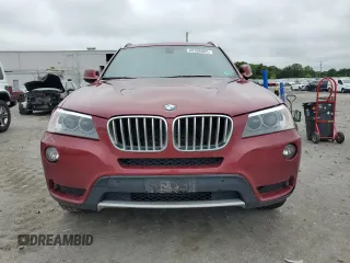 2013 BMW X3 xDrive28i with VIN 5UXWX9C55D0A23234, listed as a Copart auction lot 56388885 with 112,050 mi miles and Clean Title. Bid and sale history available at DreamBid. Image 5.