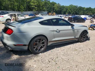 2021 Ford Mustang Mach 1 with VIN 1FA6P8R04M5551165, listed as a Copart auction lot 59977295 with 11,739 mi miles and Salvage title. Bid and sale history available at DreamBid. Image 3.