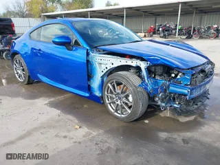 2023 Subaru BRZ Premium with VIN JF1ZDBB16P9703126, listed as a IAAI auction lot 41153982 with 22,593 mi miles. Bid and sale history available at carsss.com. Image 1.