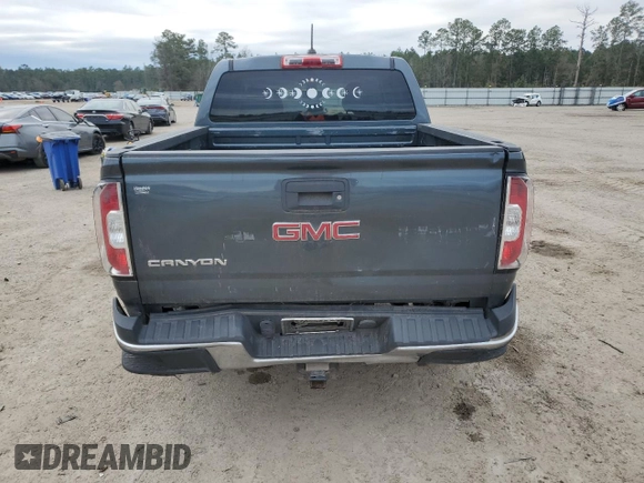 2015 GMC Canyon 2WD with VIN 1GTG5AEA9F1178872, listed as a Copart auction lot 85962774 with 192,216 mi miles and Salvage title. Bid and sale history available at DreamBid. Image 6.