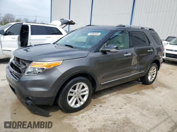 2015 Ford Explorer XLT with VIN 1FM5K7D87FGC53272, listed as a Copart auction lot 53465955 with 180,210 mi miles and Salvage Title. Bid and sale history available at DreamBid. Image 1.