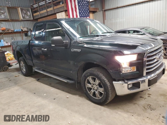 2016 Ford F-150 XLT with VIN 1FTFX1EF6GFB52185, listed as a Copart auction lot 49766145 with 104,921 mi miles and Salvage Title. Bid and sale history available at carsss.com. Image 4.