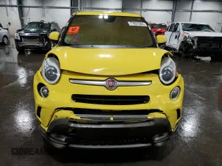 2014 FIAT 500L Trekking with VIN ZFBCFADH9EZ028757, listed as a Copart auction lot 77697094 with 0 mi miles and Salvage Title. Bid and sale history available at carsss.com. Image 5.