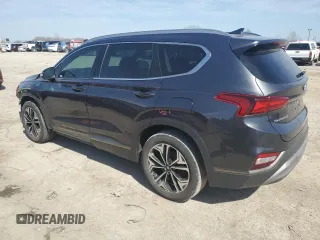 2020 Hyundai Santa Fe Limited with VIN 5NMS5CAA1LH196098, listed as a Copart auction lot 49047615 with 51,821 mi miles and Salvage Title. Bid and sale history available at carsss.com. Image 2.