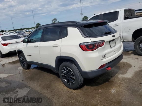 2019 Jeep Compass Trailhawk z VIN 3C4NJDDB5KT799401, wystawiony jako Copart lot #54770485 z przebiegiem 87 640 mil mil oraz Nie do naprawy • Non repairable. Historia ofert i sprzedaży dostępna na DreamBid. Obrazek 2.