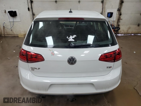 2016 Volkswagen Golf TSI S z VIN 3VW217AU9GM030165, wystawiony jako Copart lot #45112605 z przebiegiem 44 422 mil mil oraz Szkoda całkowita • Salvage title. Historia ofert i sprzedaży dostępna na DreamBid. Obrazek 6.