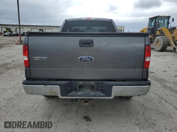 2006 Ford F-150 XLT with VIN 1FTPX14526NA90950, listed as a Copart auction lot 49777895 with 0 mi miles and Salvage Title. Bid and sale history available at carsss.com. Image 6.