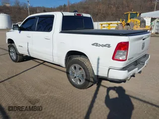 2019 Ram 1500 Big Horn/Lone Star with VIN 1C6SRFFT5KN766371, listed as a IAAI auction lot 41764151 with 93,327 mi miles. Bid and sale history available at carsss.com. Image 3.