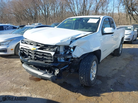 2021 Chevrolet Colorado 2WD LT with VIN 1GCHSCEA0M1159343, listed as a IAAI auction lot 41350637 with 35,529 mi miles. Bid and sale history available at carsss.com. Image 17.