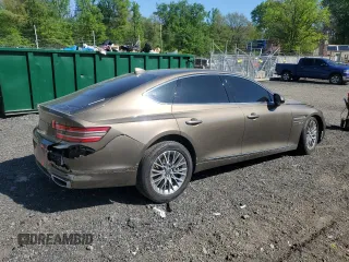 2023 Genesis G80 2.5T with VIN KMTGB4SC9PU195382, listed as a Copart auction lot 54671395 with 33,103 mi miles and Non Repairable. Bid and sale history available at carsss.com. Image 3.