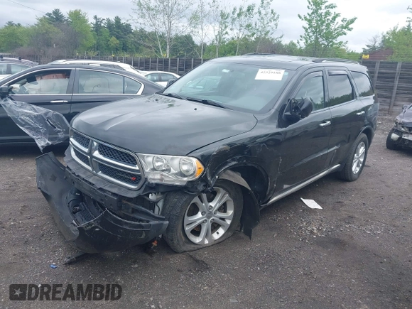 2013 Dodge Durango Crew with VIN 1C4RDJDG4DC690249, listed as a IAAI auction lot 42329188 with 225,504 mi miles and . Bid and sale history available at DreamBid. Image 2.