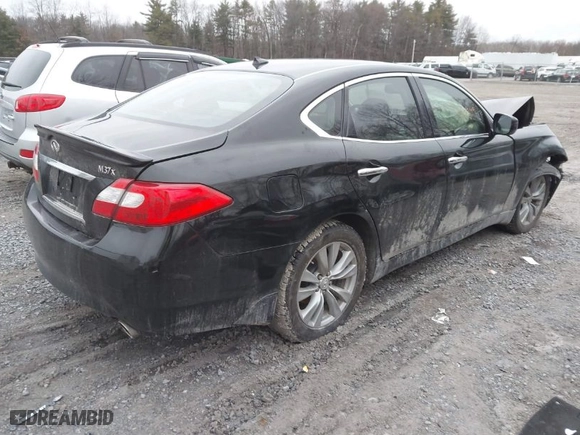 2012 Infiniti M37 with VIN JN1BY1AR6CM394043, listed as a IAAI auction lot 41139279 with 164,857 mi miles. Bid and sale history available at carsss.com. Image 4.