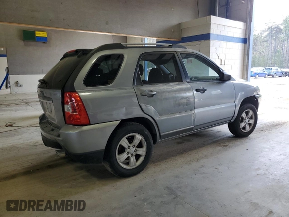2010 Kia Sportage LX with VIN KNDKG3A44A7723298, listed as a Copart auction lot 51113215 with Not Provided miles and Salvage Title. Bid and sale history available at carsss.com. Image 3.