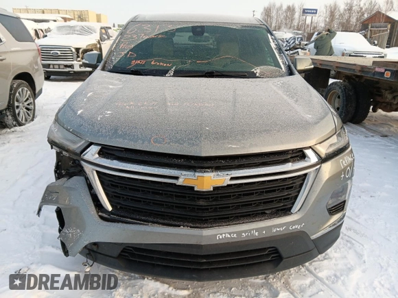 2023 Chevrolet Traverse LS with VIN 1GNEVFKW1PJ201929, listed as a Copart auction lot 42561545 with 56,165 mi miles and Salvage Title. Bid and sale history available at carsss.com. Image 5.