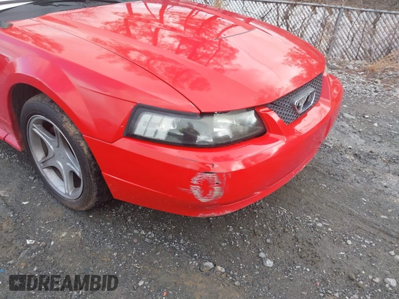 2004 Ford Mustang Deluxe with VIN 1FAFP44654F162713, listed as a IAAI auction lot 41525265 with 213,365 mi miles. Bid and sale history available at carsss.com. Image 6.