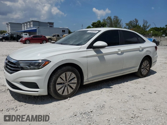 2019 Volkswagen Jetta S с VIN 3VWC57BUXKM025895, выставлен на аукционе Copart как лот 57839285 с пробегом 73 754 миль миль и Списание • Salvage title. История ставок и продаж доступна на DreamBid. Изображение 1.