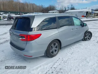 2022 Honda Odyssey EX with VIN 5FNRL6H51NB052313, listed as a IAAI auction lot 41544931 with 38,057 mi miles and . Bid and sale history available at DreamBid. Image 4.